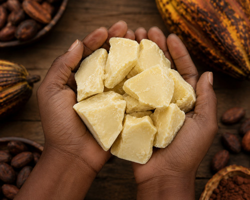Raw cocoa butter - block, 100%