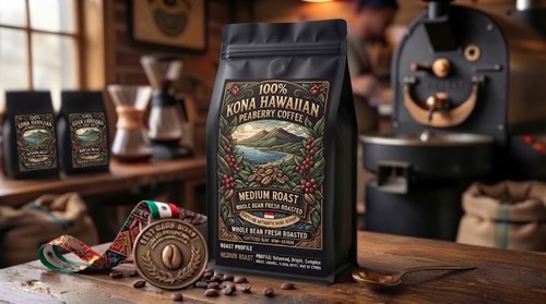 100 kona hawaiian peaberry - kona,